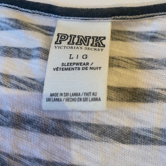 Victoria secret pink striped tank top - Picture 2 of 3